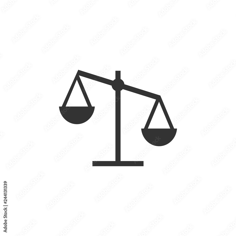 Scale icon graphic design template vector Scale icon graphic design template vector