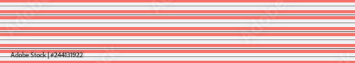 Modern shirting stripe in coral and gray. Seamless vector border. Great for textiles, ribbon, wallpaper borders, scrapbooking elements. Sophisticated, multi-width thin striped pattern.