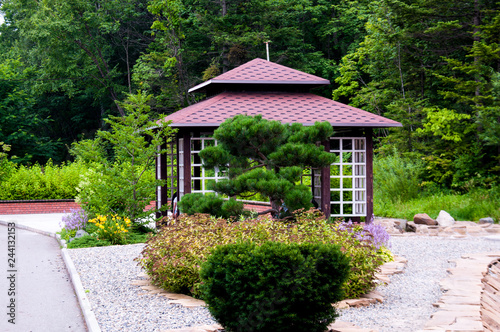 Botanical Garden of Vladivostok, a Chinese-style house