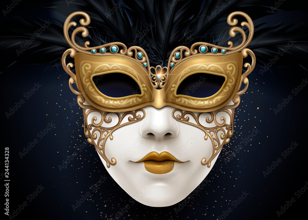 Carnival beautiful mask Carnival beautiful mask