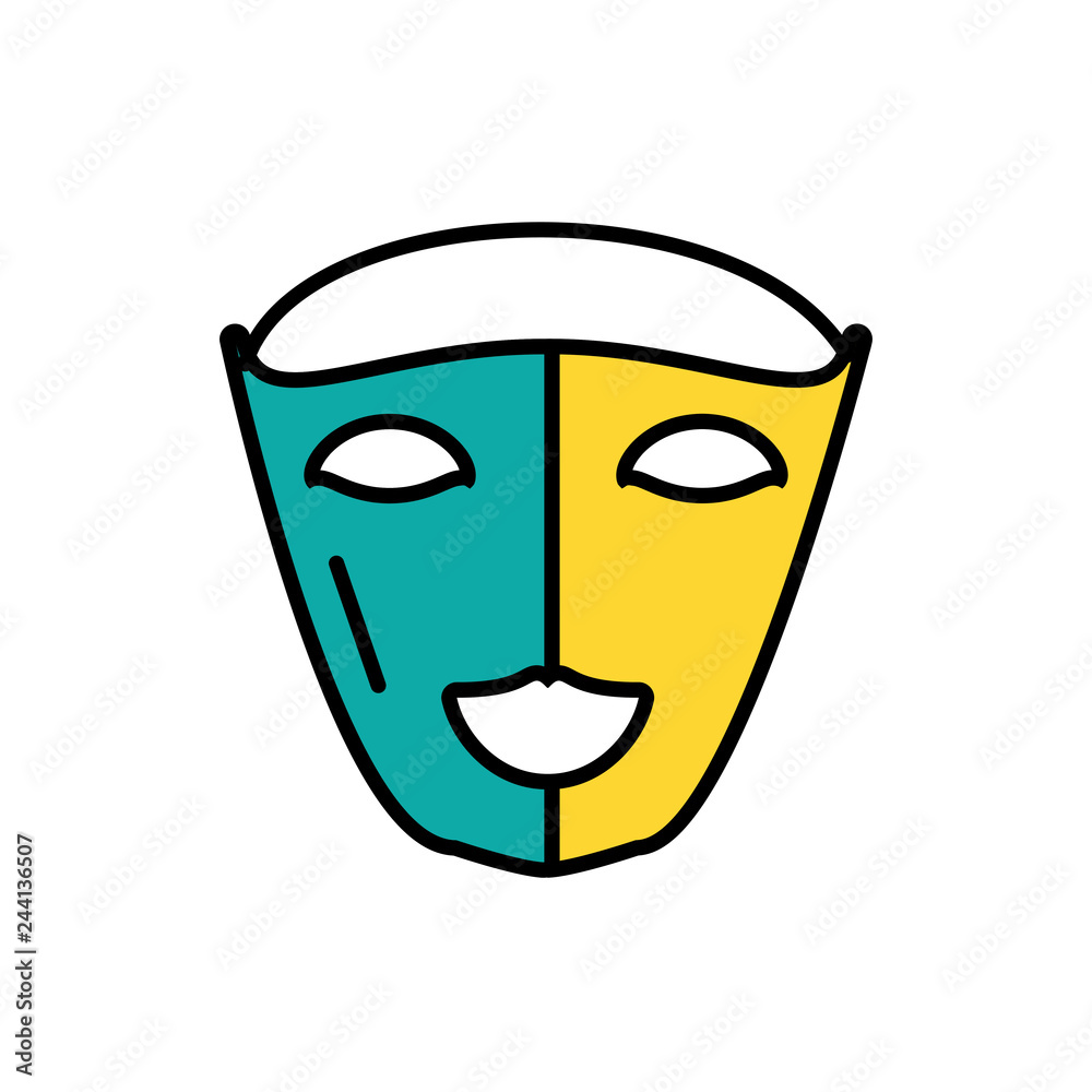 mask carnival celebration icon