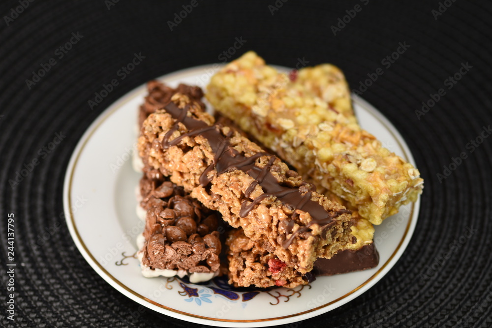 Cereal Bars, Muesli, Fitness, Nuts, Seeds 