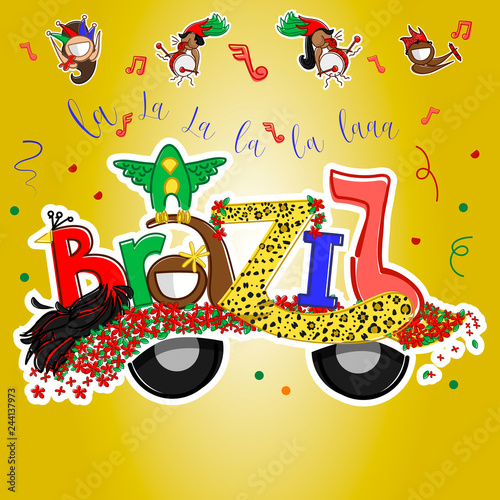 carroza, samba, garotas y mucho sabor