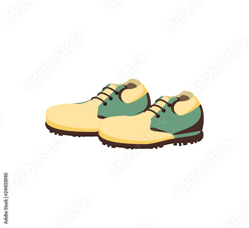 golf shoes isolated icon