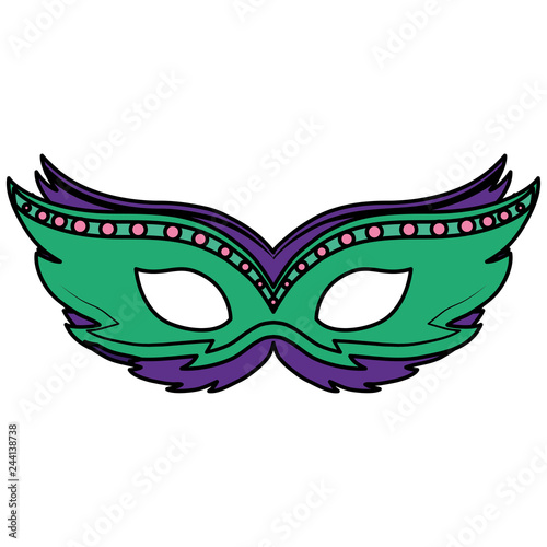 carnival mask accessory icon © djvstock