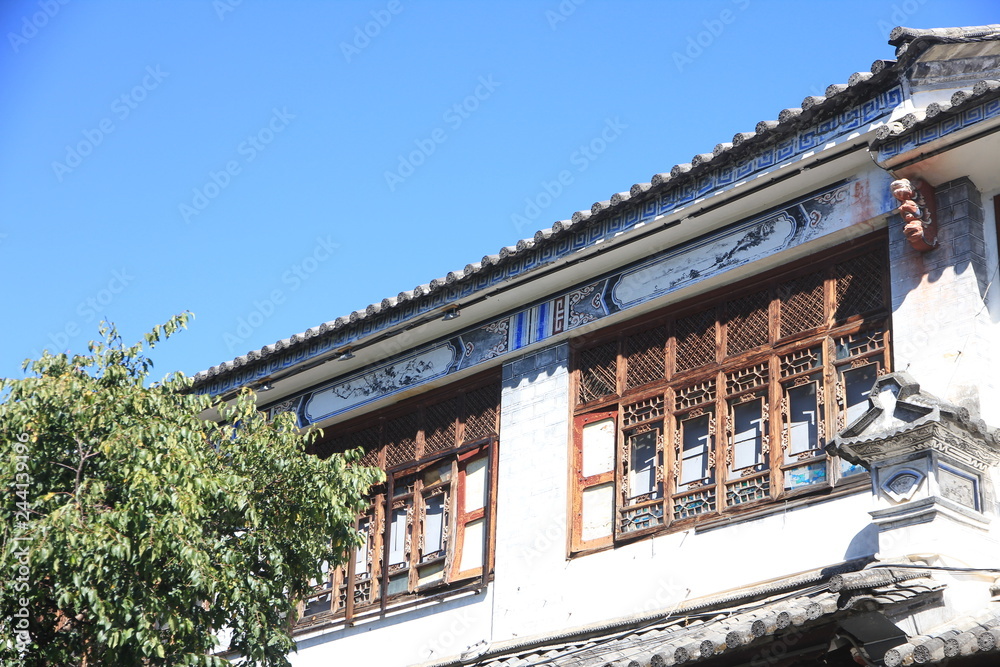 Historical Houses in Dali, Yunnan Province, China Historical Houses in Dali, Yunnan Province, China