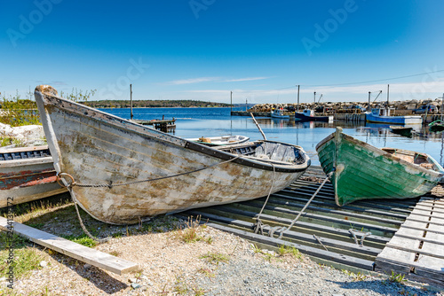 Fishing boats on the ramp