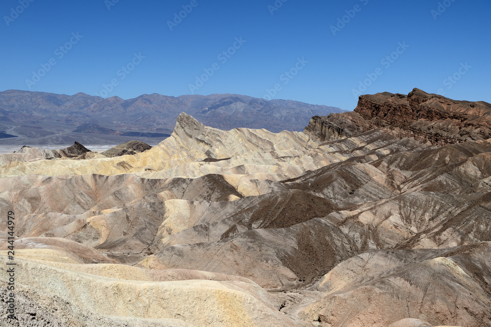 Zabriskie point in Death Valley National Park, California, USA