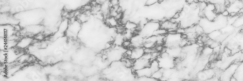 panoramic white background from marble stone texture for design