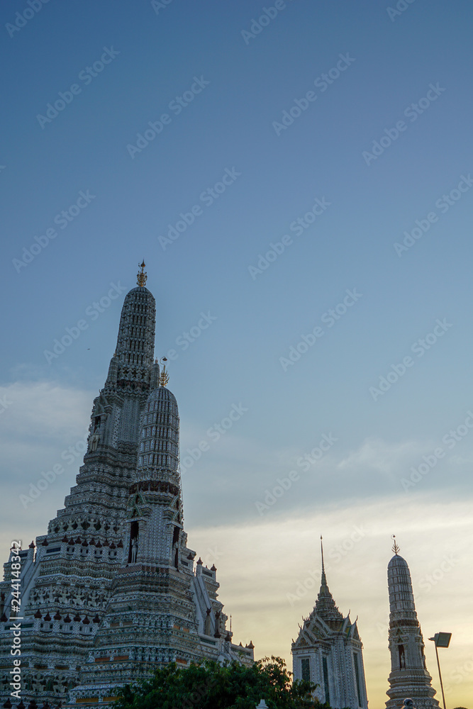 Fototapeta premium ancient pagoda in bangkok thailand