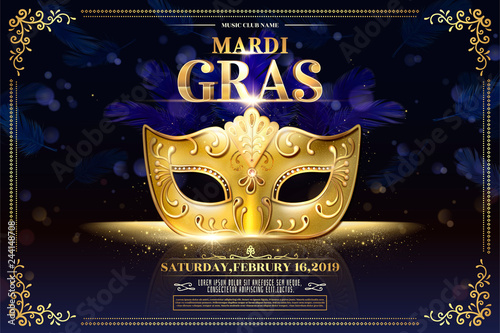 Mardi Gras party design