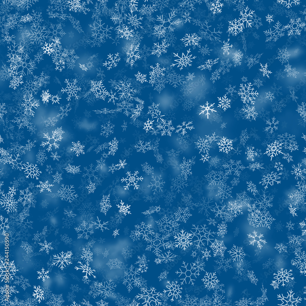 Christmas and New Year seamless pattern with snowflakes. EPS 10 Christmas and New Year seamless pattern with snowflakes. EPS 10