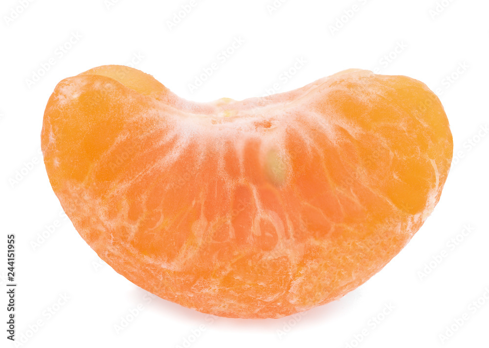 tangerine fruit isolated on white background