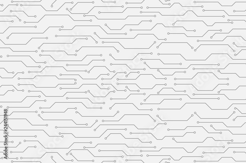 Circuit board futuristic trace processor unit texture illustration design. Electronic line communication technology system background.