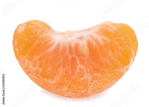 tangerine fruit isolated on white background