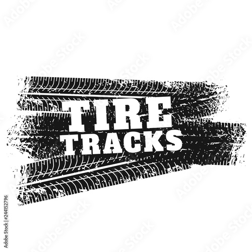tire tracks print marks background