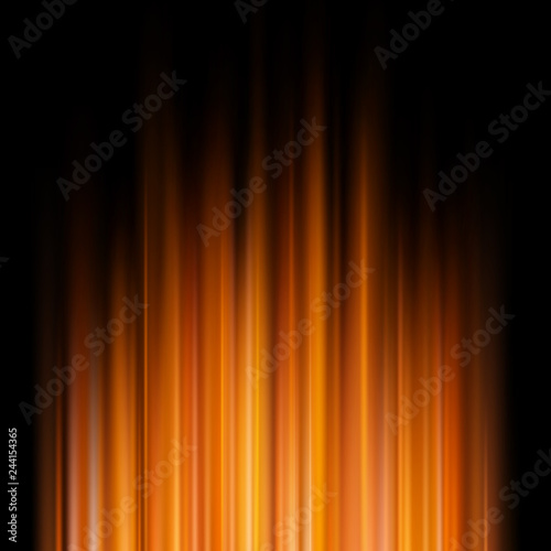 Abstract orange lights on a dark background. EPS 10