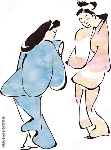 浮世絵　女性　その3