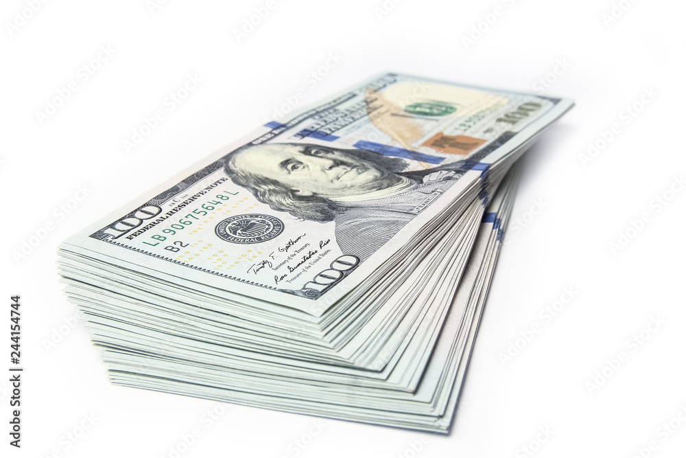 business dollar money on white background business dollar money on white background