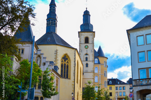 Saint Michael's Church (Église Saint-Michel) in old town of Luxembourg City, Luxembourg, Europe photo