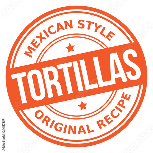 Tortillas Rubber Stamp