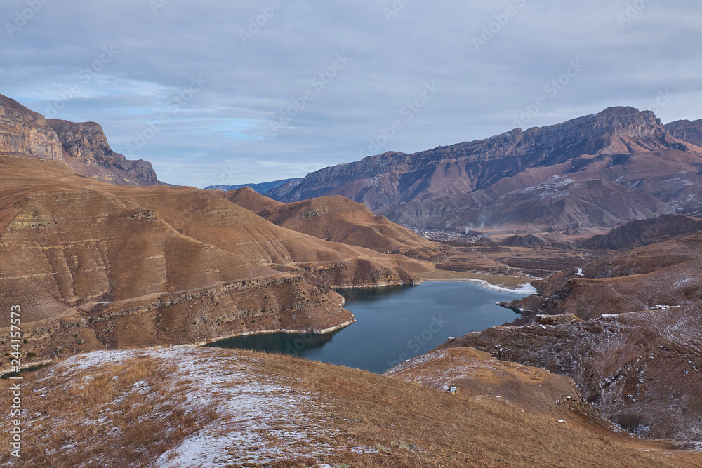 Russia, Kabardino-Balkaria, Lake Gizhgit