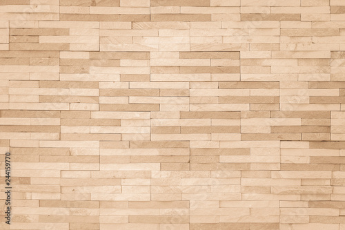 Brick tile wall pattern background texture in red cream brown