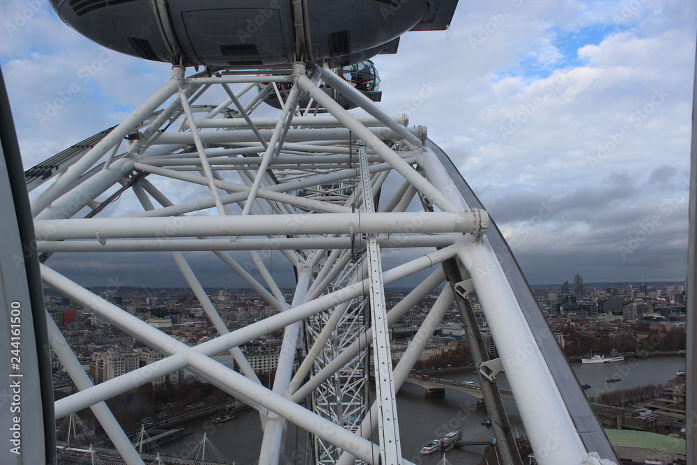 Structural details of London Eye