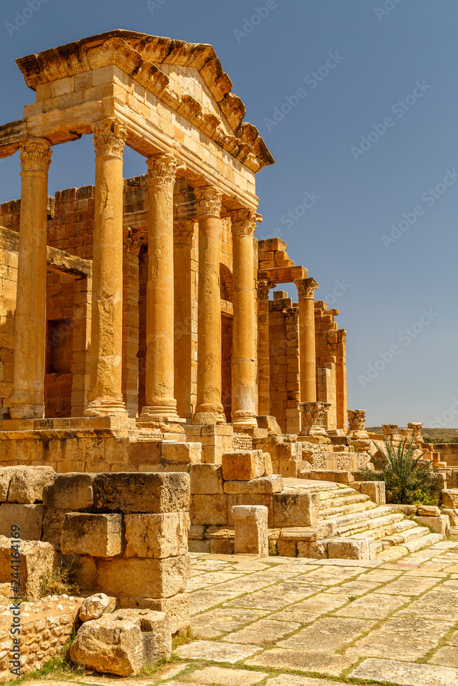 Ruins of the ancient Sufetula town, modern Sbeitla, Tunisia