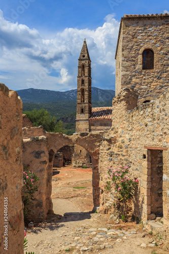 Old Kardamyli the medieval village on Peloponnese