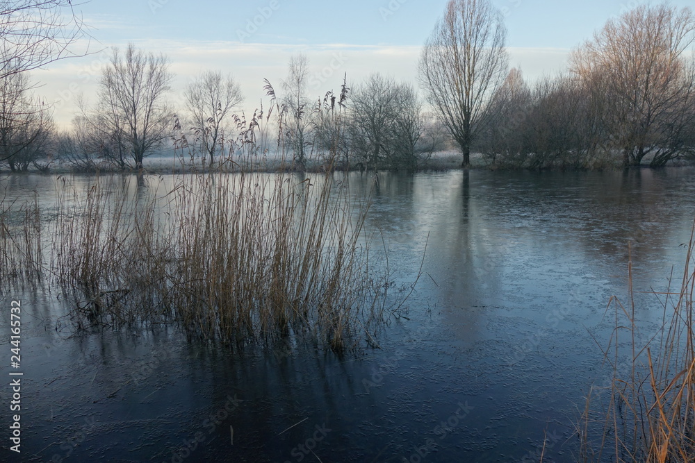 Niersaue im Winter Niersaue im Winter