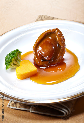 Delicious Chinese cuisine, abalone photo
