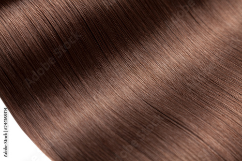 Closeup on luxurious glossy hair