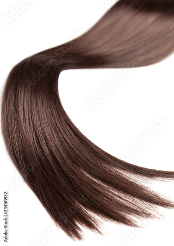 Closeup on luxurious glossy hair