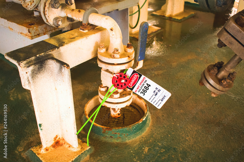 Special tools.,Lock out tag out. Process isolation. Stock Photo | Adobe ...