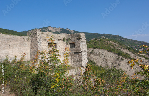 Bebristsikhe fortress on the Northern edge of modern Mtskheta. The Republic Of Georgia