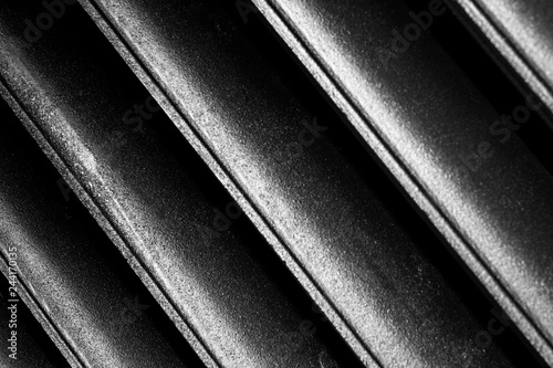 Old English cast iron heavy heating radiator Texture