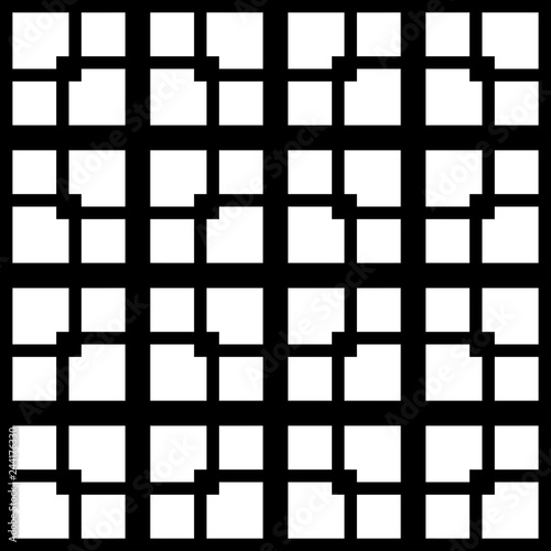 Design seamless monochrome grating pattern