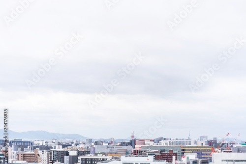 city skyline view in Fukuoka Japan