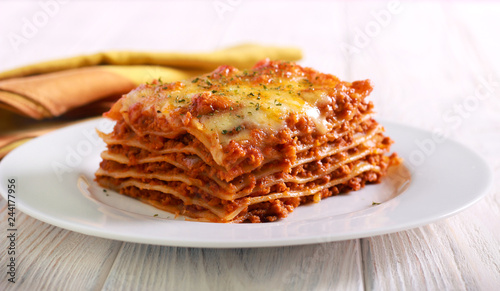 Slice of lasagna