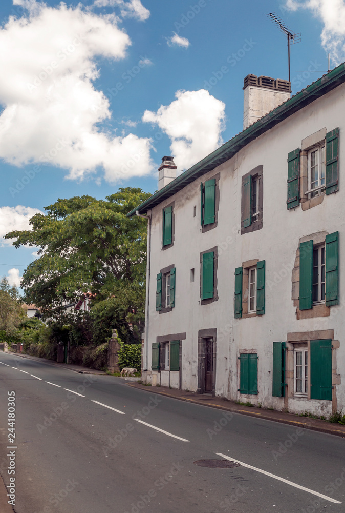 Ainhoa is a locality and French commune located in the department of Pyrénées-Atlantiques, in the region of Aquitaine and the historical Basque-French territory of Labort. Ainhoa is a locality and French commune located in the department of Pyrénées-Atlantiques, in the region of Aquitaine and the historical Basque-French territory of Labort.