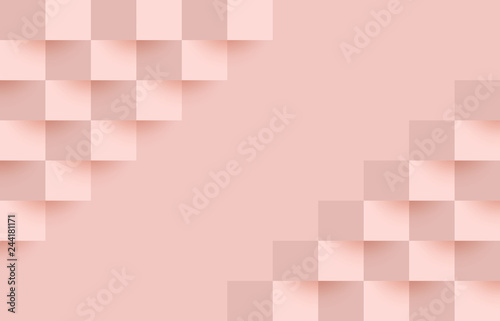 Pink abstract background vector with blank space for text.