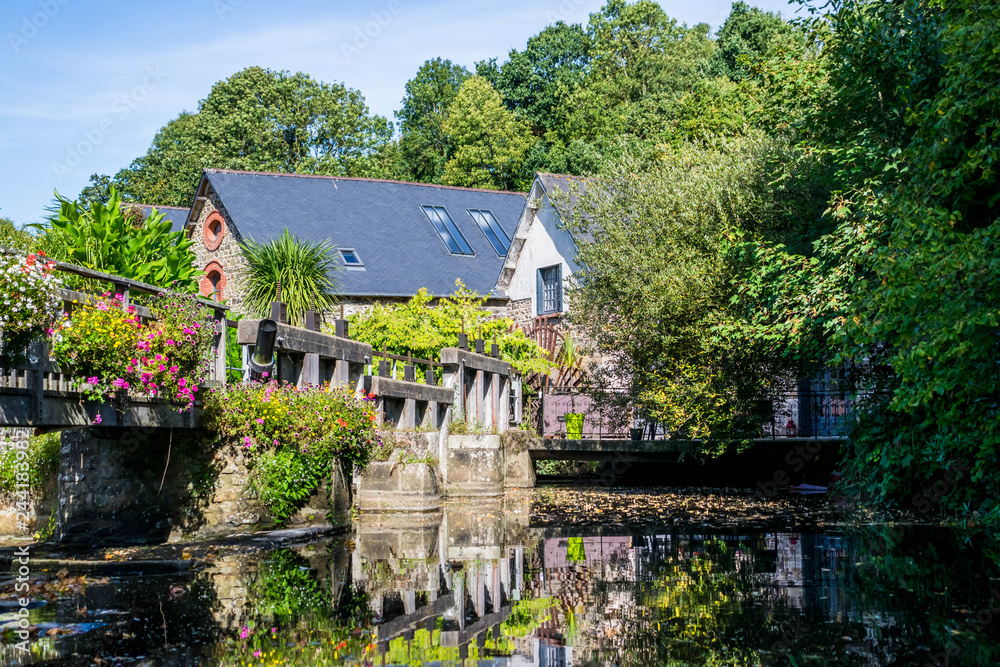 Fototapeta premium Pontrieux, Côtes-d'Armor, Bretagne, France.