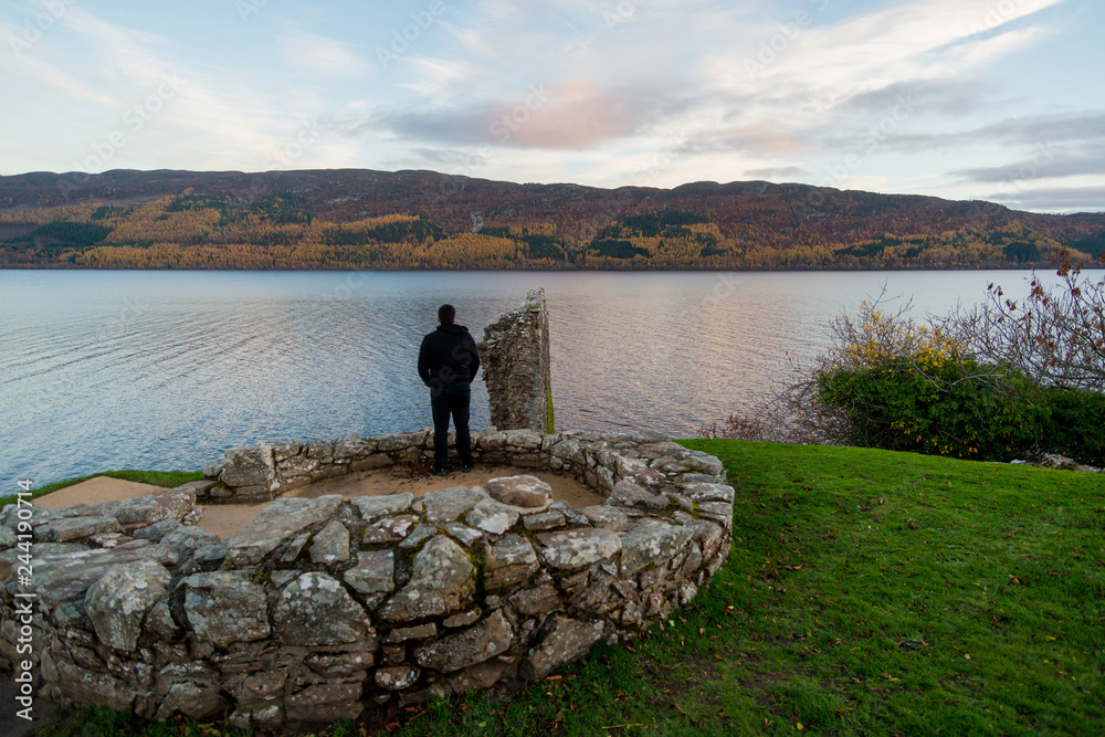 Loch ness views from urquhart castle Loch ness views from urquhart castle