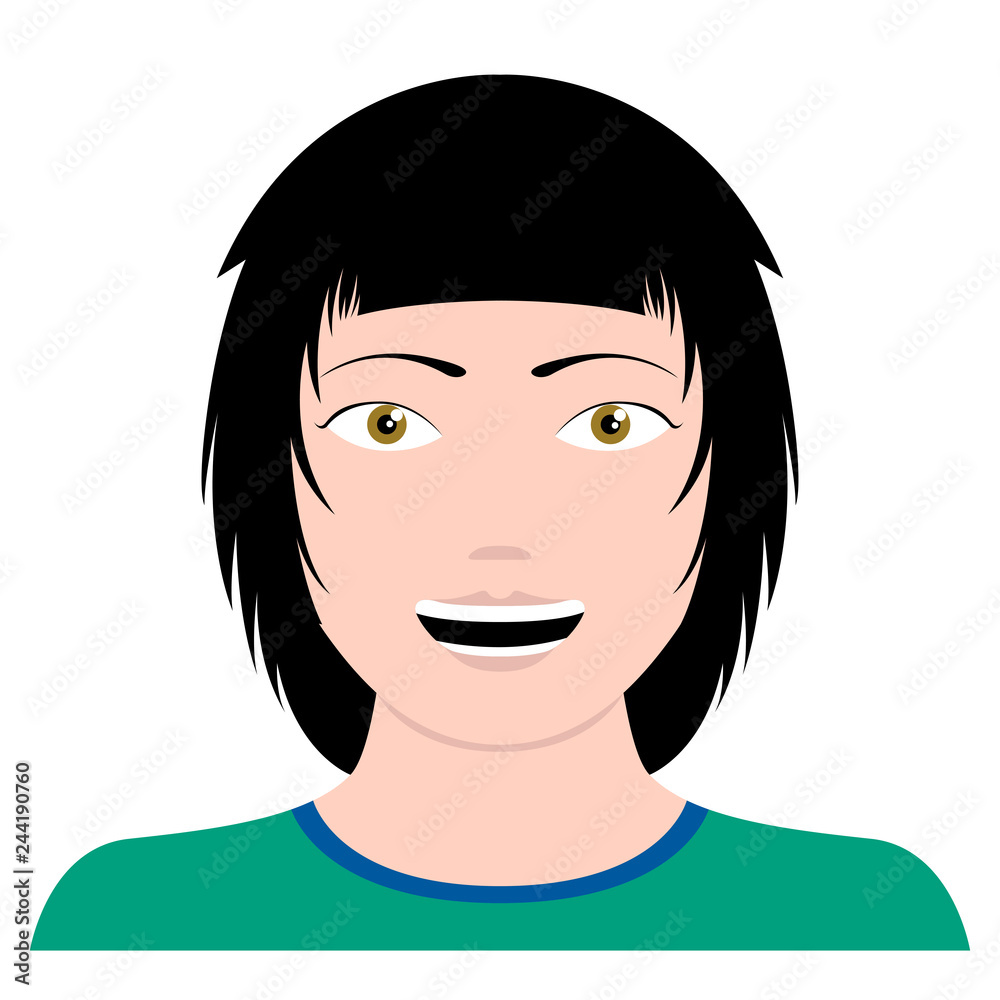 Isolated self avatar of a man. Vector illustration design Isolated self avatar of a man. Vector illustration design