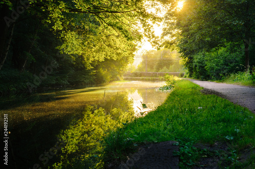 Canal on a sunny day