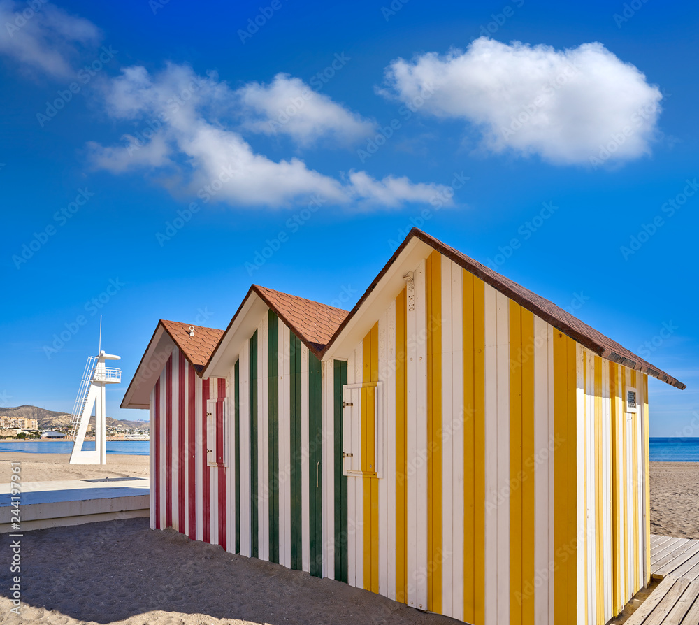 Campello of Alicante Carrer la Mar beach