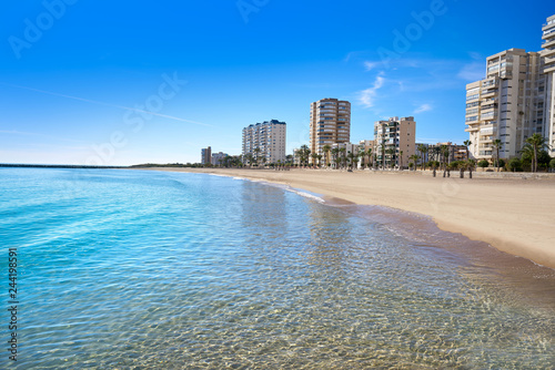 Campello of Alicante Carrer la Mar beach photo