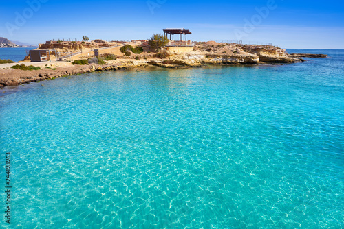 Fototapeta Naklejka Na Ścianę i Meble -  Campello Banyets Reina cala creek Alicante