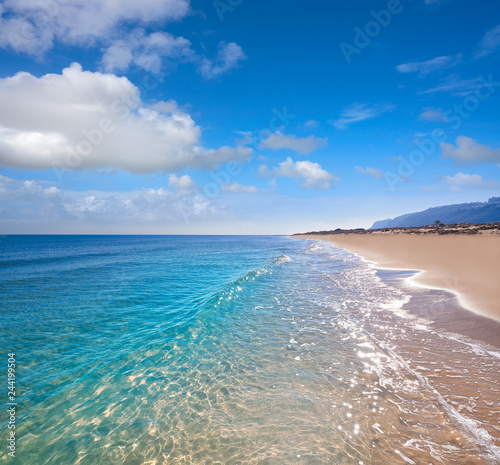 El Carabassi beach in Elx Elche of Alicante © lunamarina